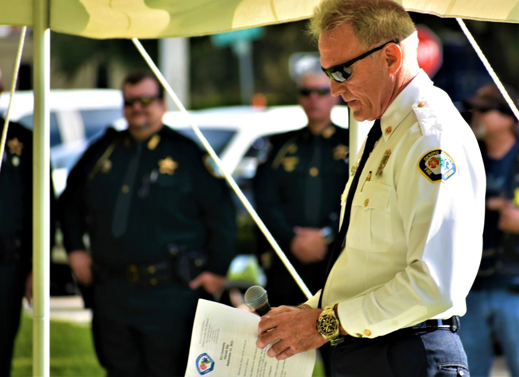 DeSoto Fire Chief Chad Jorgensen
